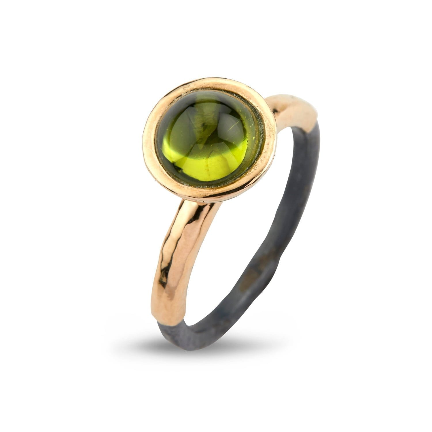 SØLV RING VICTORIA M.14KT PERIDOT
