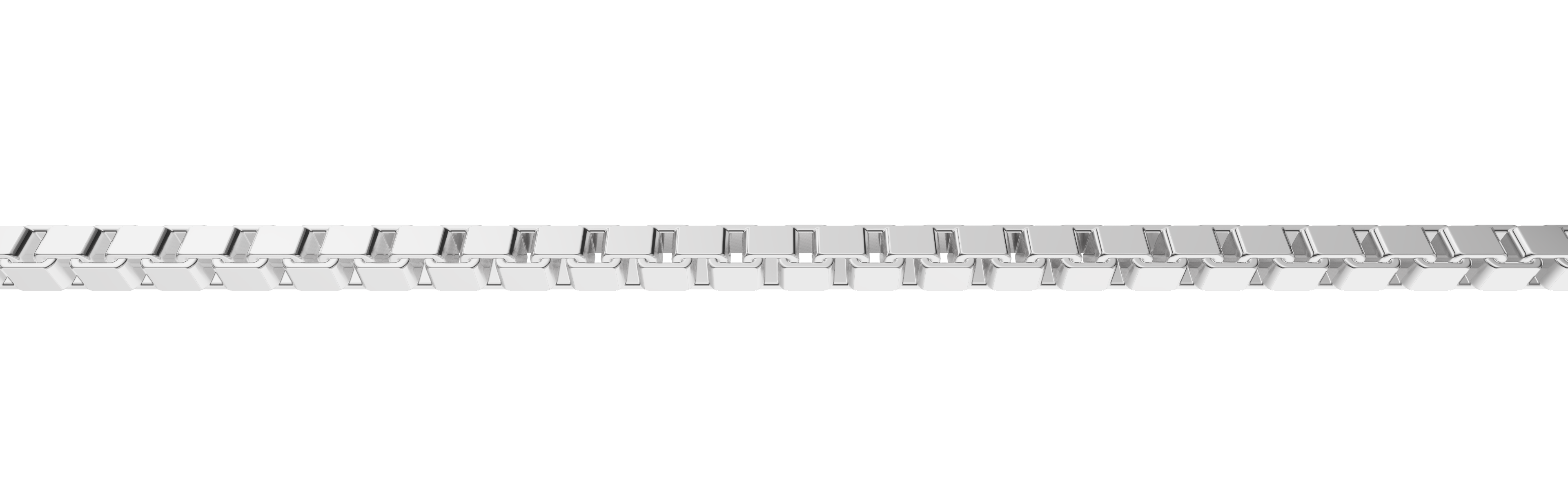 14 KT HVIDGULDS VENEZIA 0,9/42 CM