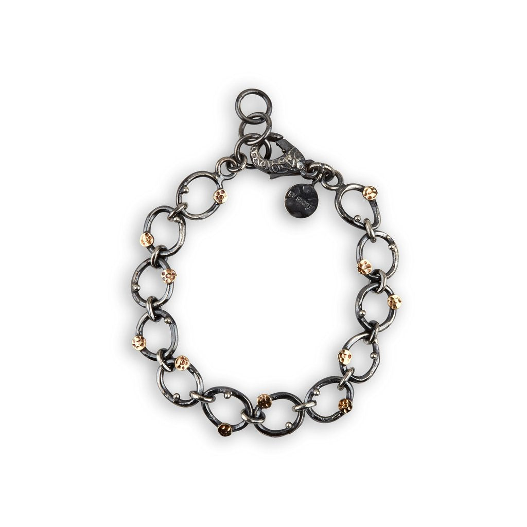 SØLV ARMLÆNKE ORION TINY M.14KT.