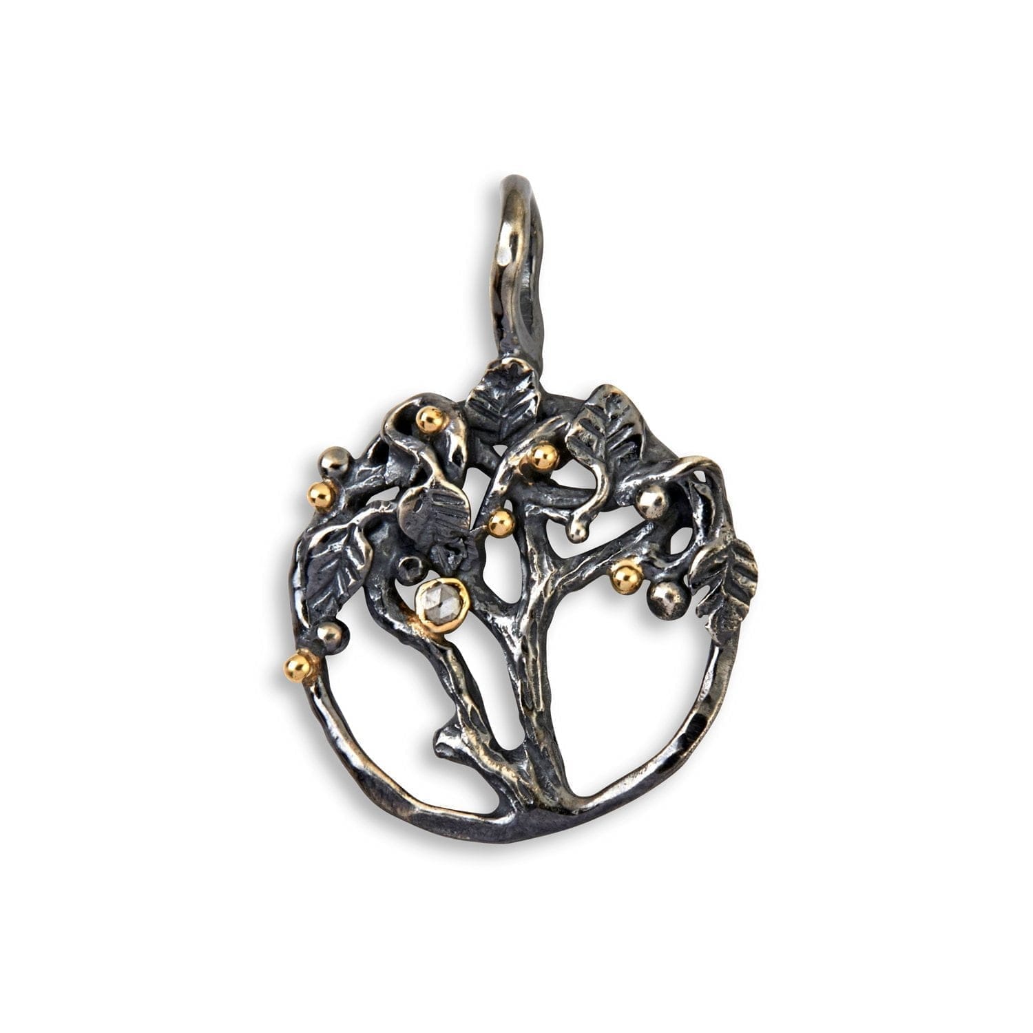 SØLV VEDH. TREE OF LIFE 0,05CT