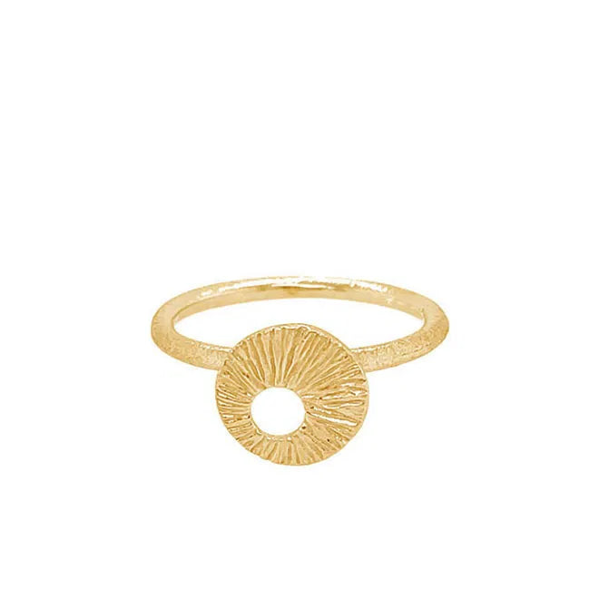 RING DREAMCATCHER MINI - GOLDPLATED
