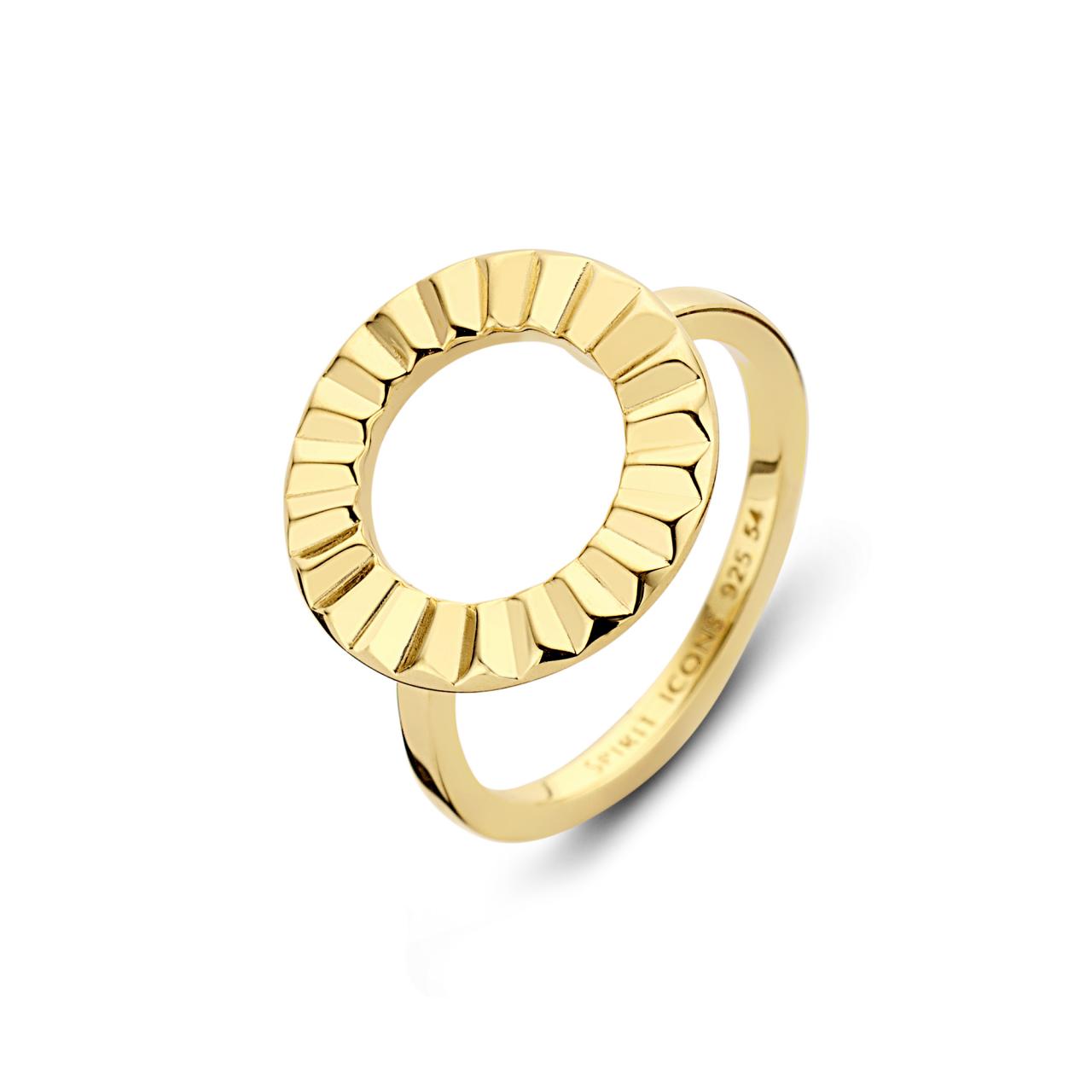 Peak Forgyldt Sølv Ring fra Spirit Icons S51172