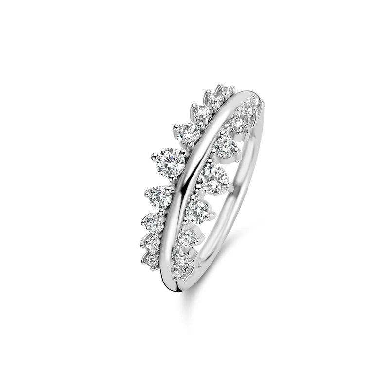 S.ICON RING SØLV EMPRESS M.ZIR