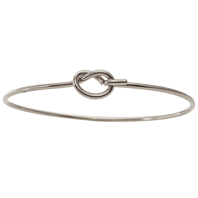 BANGLE WITH KNOT - RHOD.