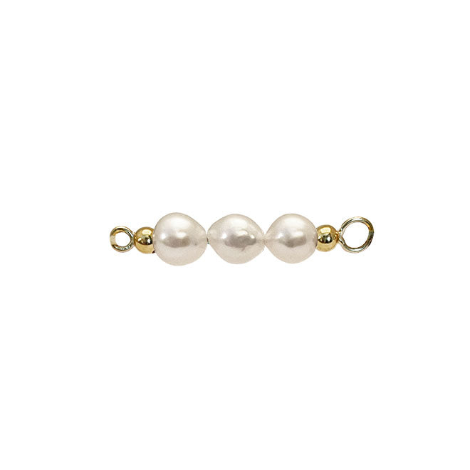 BAROQUE PEARL TOP FOR MULTI - GOLDPLATED