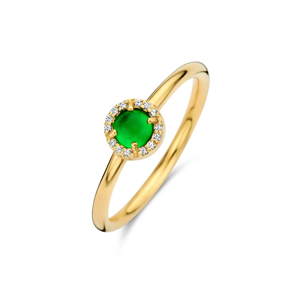 S.ICON RING EUPHORIA ZIR GRØN