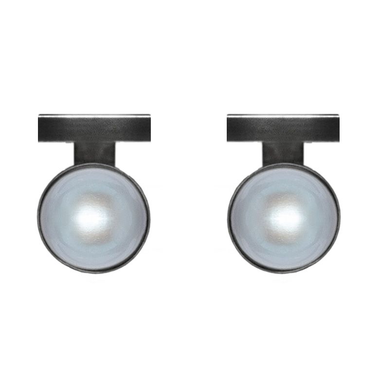 ZÖL ØRESTIK CYCLOP SORT SØLV