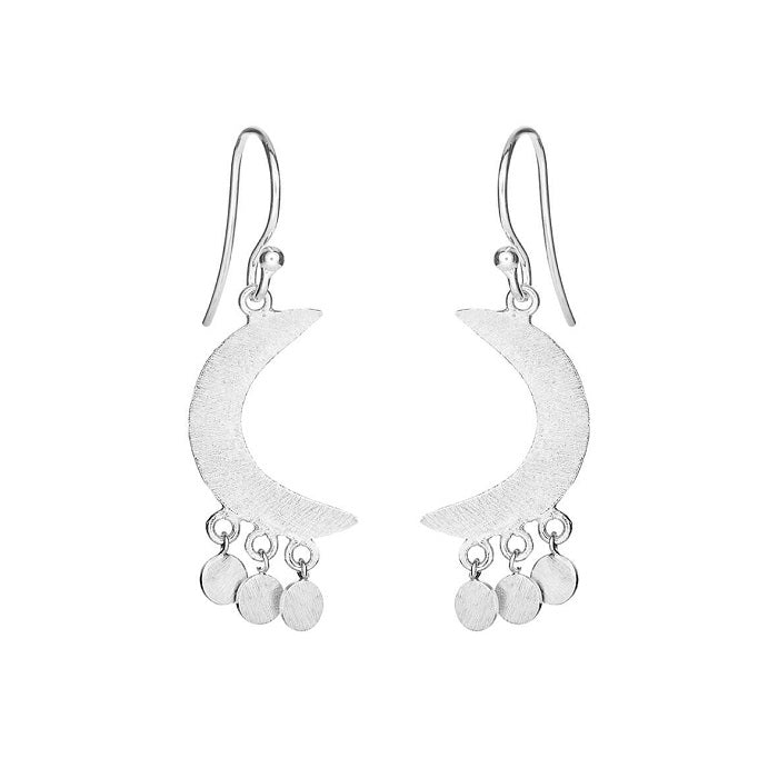 Susanne Friis Bjørner Halvmåne Øreringe i Sterling Sølv
