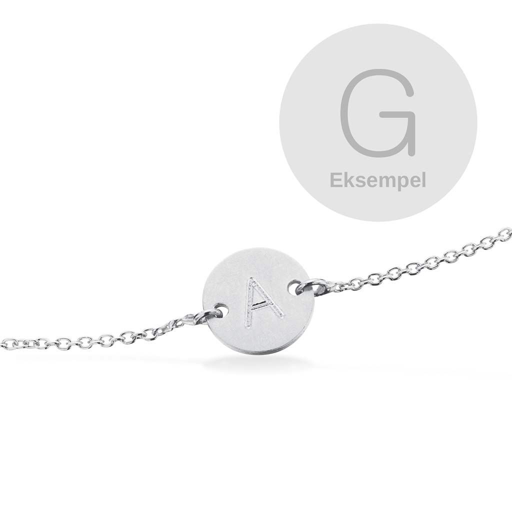 #TAGME RUND G SØLV M/KÆDE 17CM