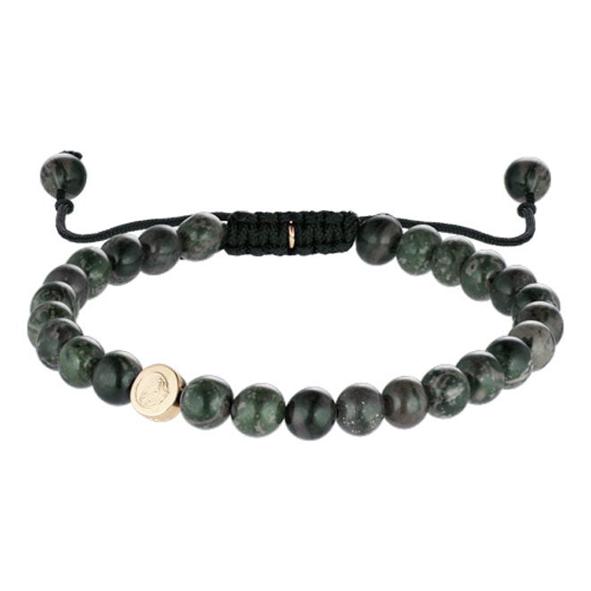 VIRO BRACELET KAMBABA JASPER WITH 14K. COIN