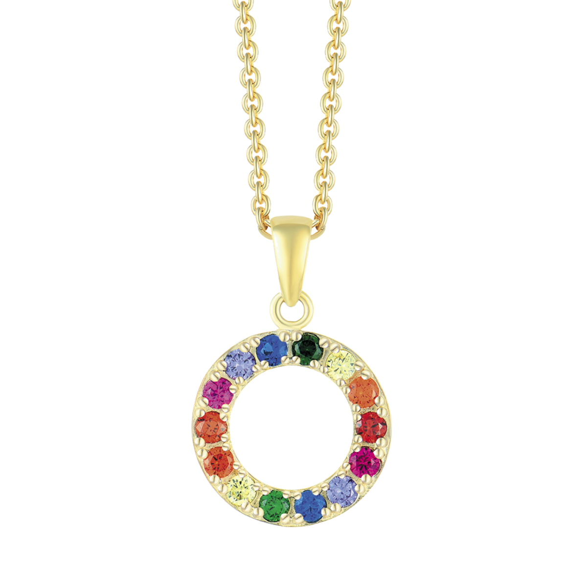 Støvring Design Cirkel 8 Karat Guld Vedhæng 66251016