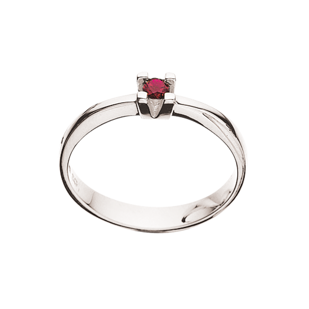 14KT HVG RING M RUBIN