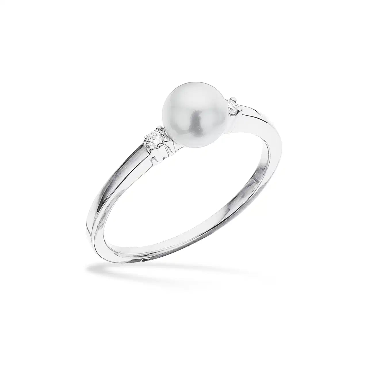 RING FKP. 0,04 H-W/SI 14 KT.
