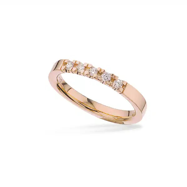 ILOVE RING SØLV ROSÉ FG. 0,15 H-W/P1