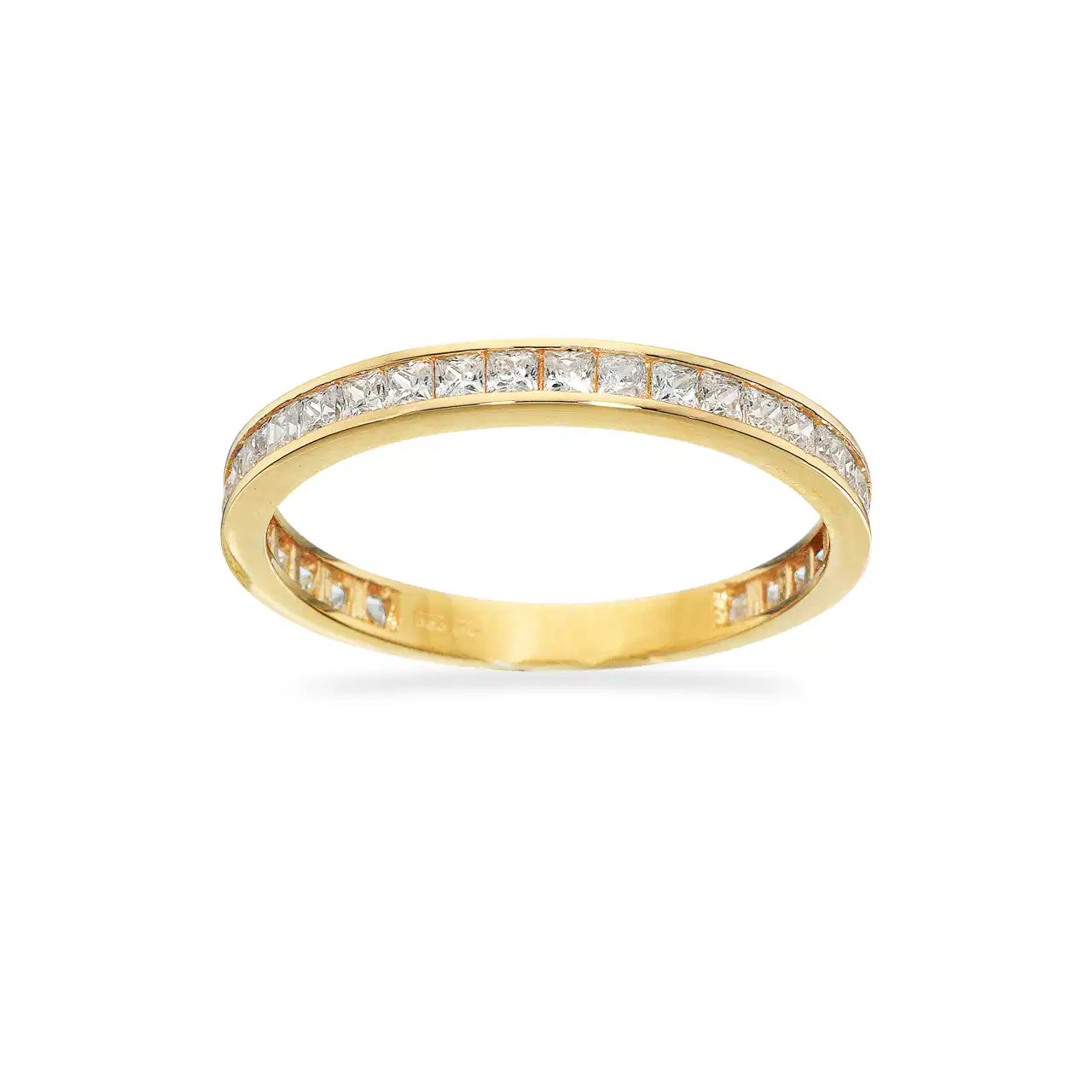 RING SYN. CUBIC ZIR. 8 KT.