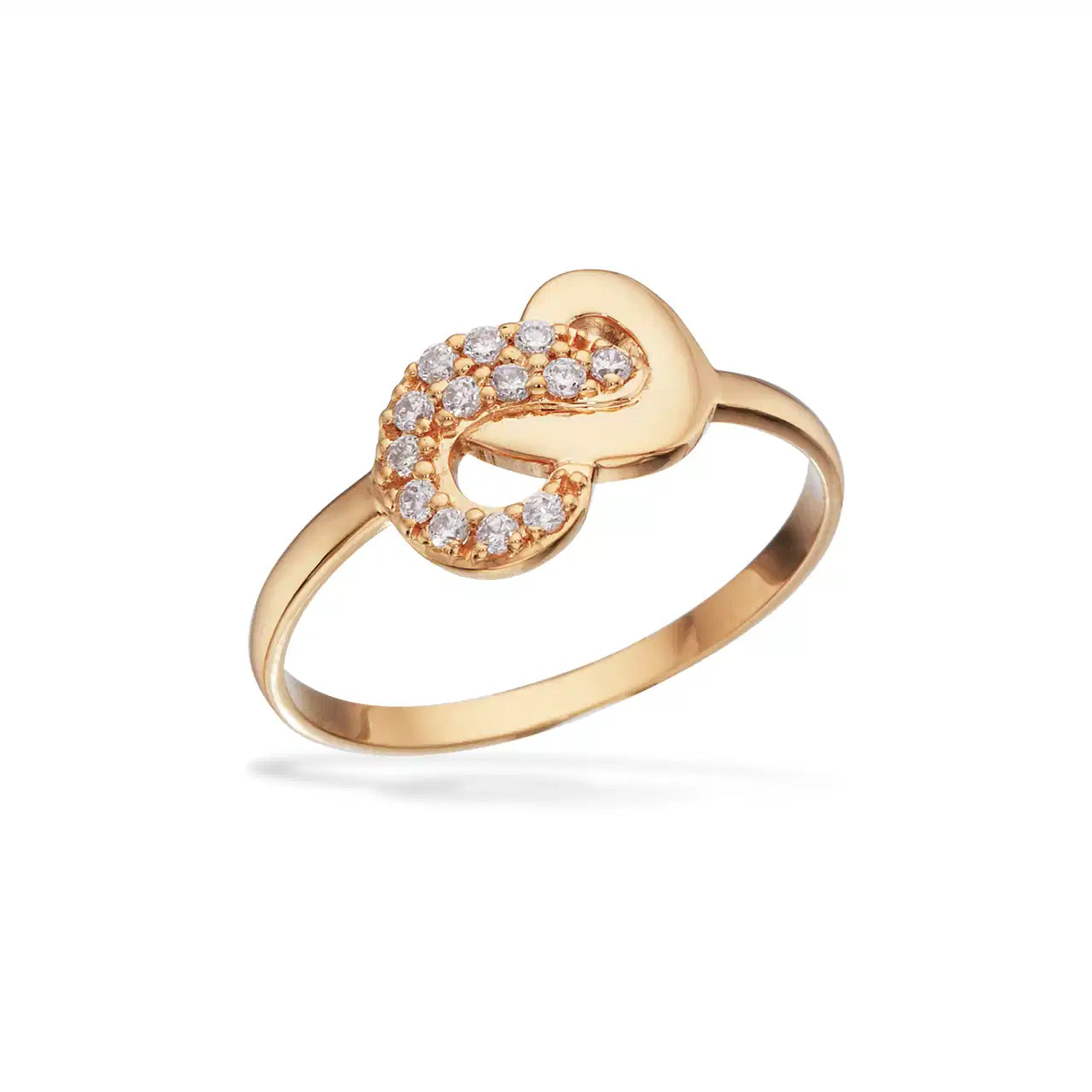RING CUBIC ZIR. 8 KT.