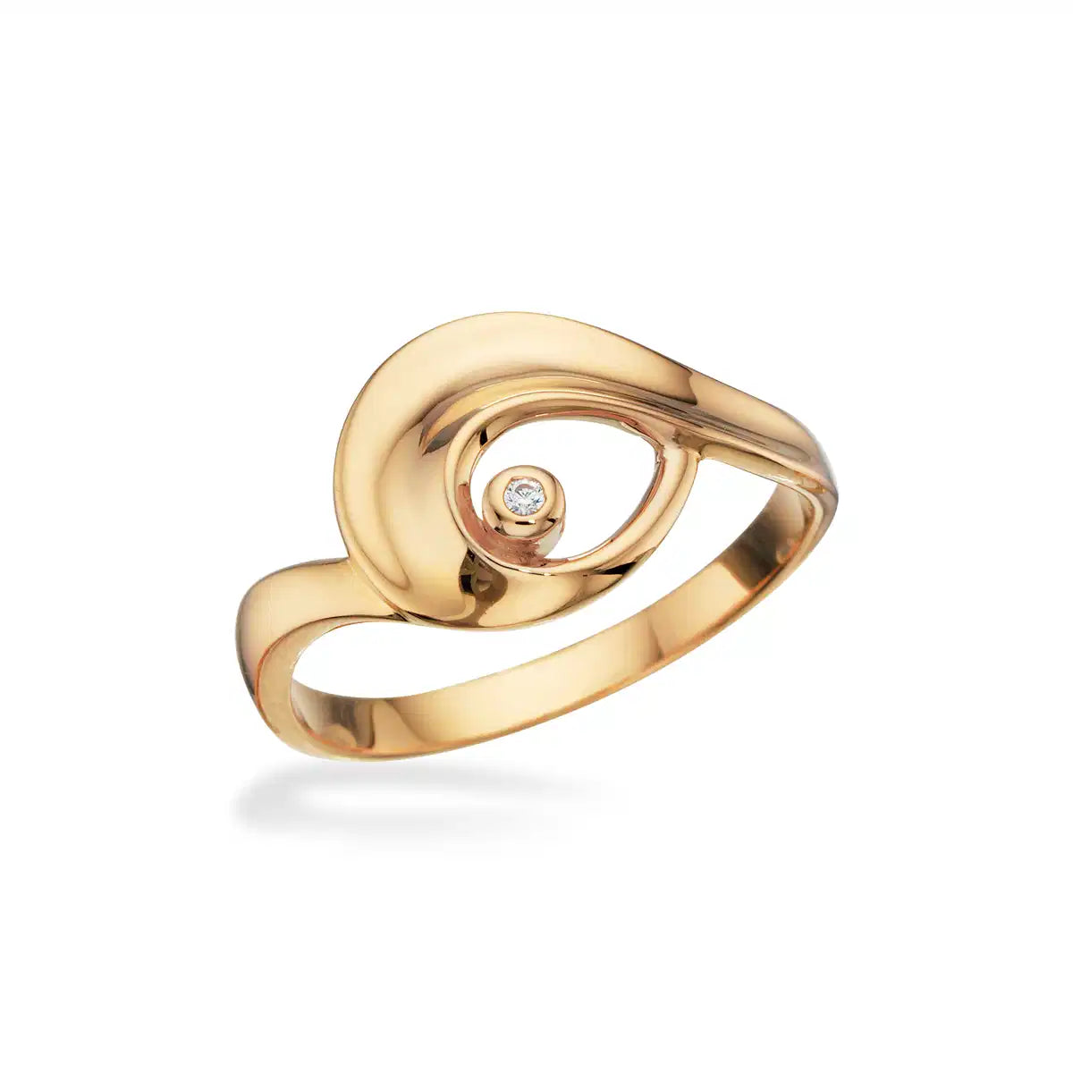 RING CUBIC ZIR. 8 KT.