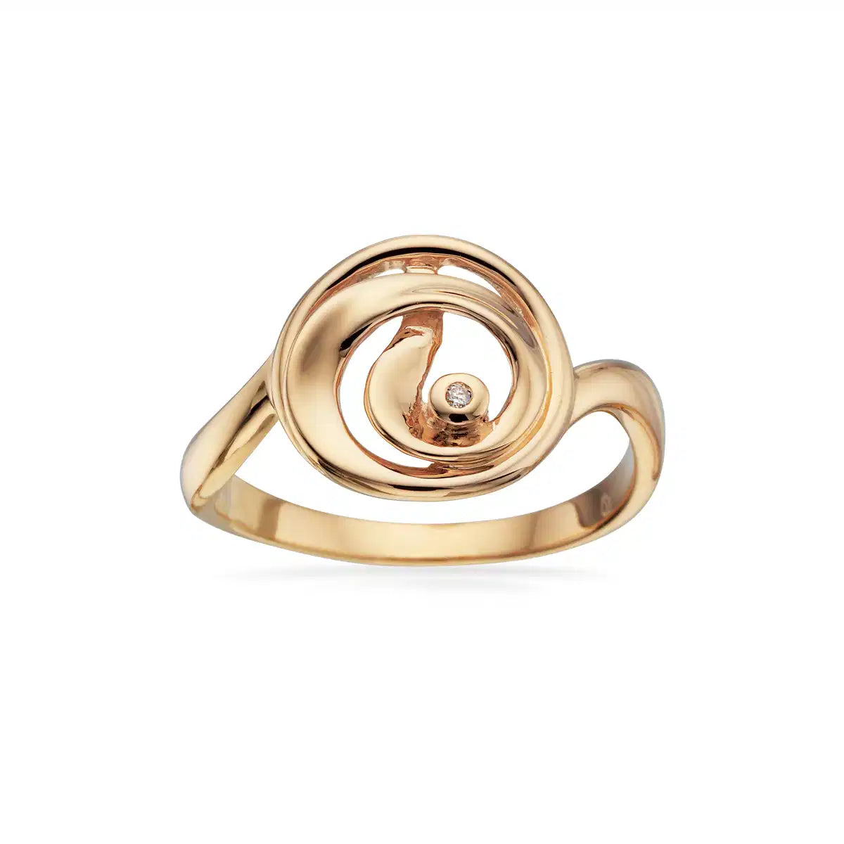 RING CUBIC ZIR. 8 KT.