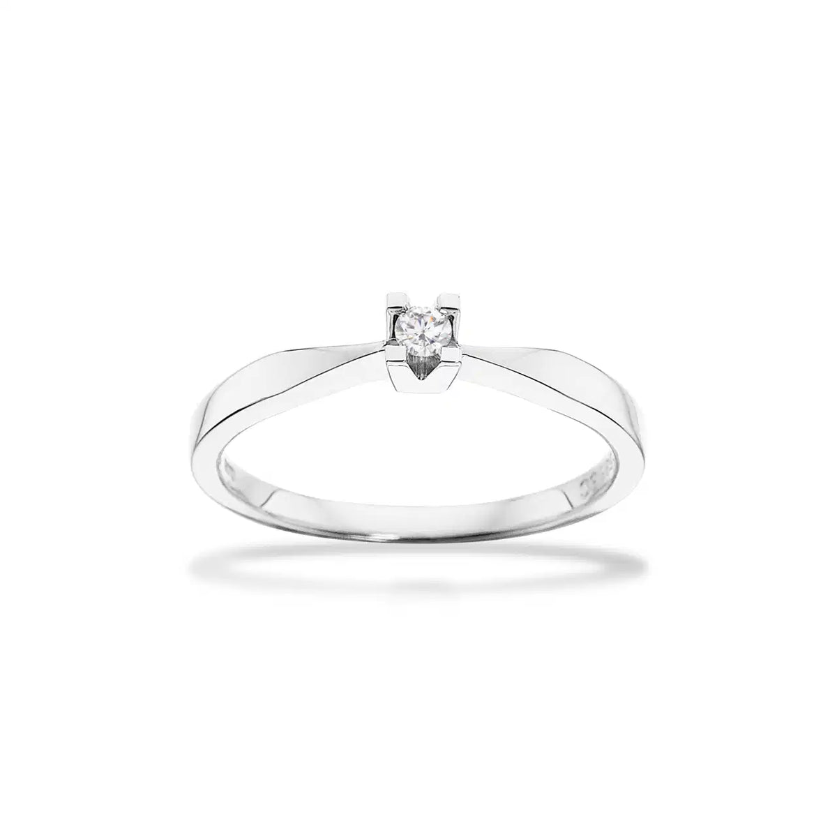 KLEOPATRA RING 0,05 H-W/SI 8 KT