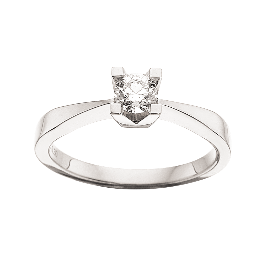 Kleopatra Ring 0,30 ct. i 14 Karat Hvidguld fra Scrouples