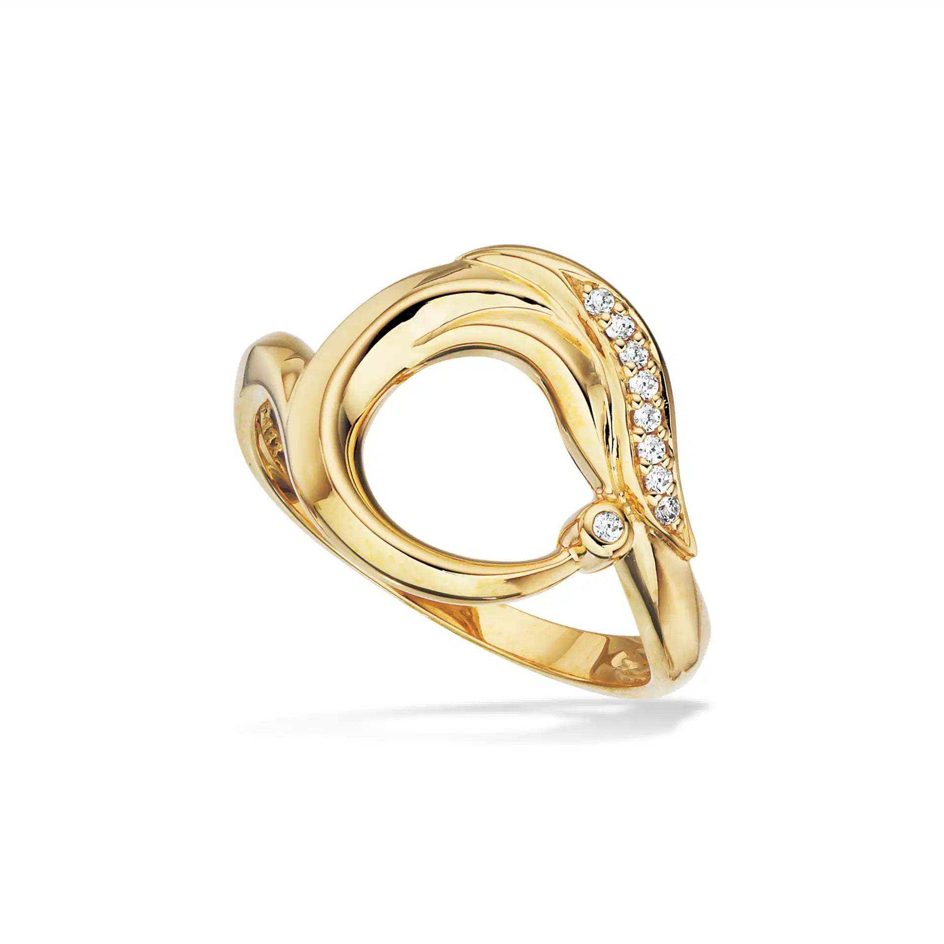 RING CUBIC ZIR. 8 KT.