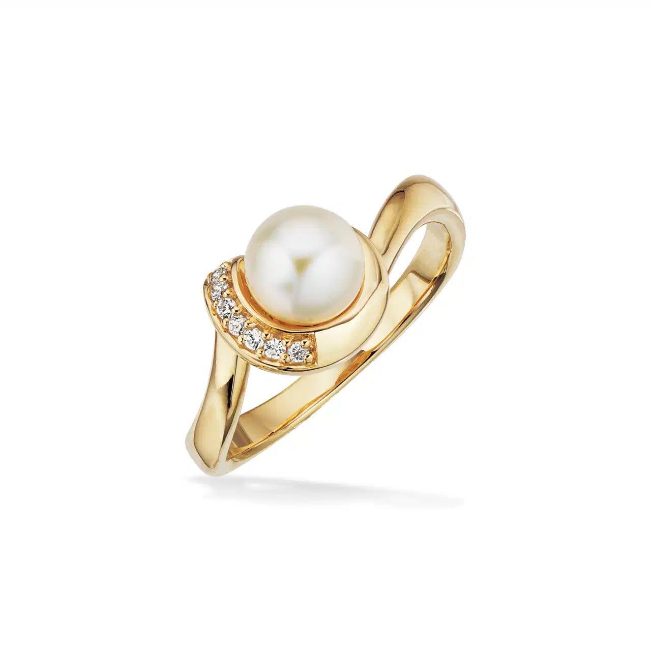 RING FKP./CUBIC ZIR. 8 KT.