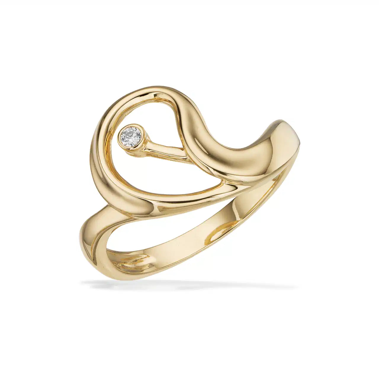 RING CUBIC ZIR. 8 KT.