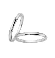 GARDER-RINGE 14 KT. HVID