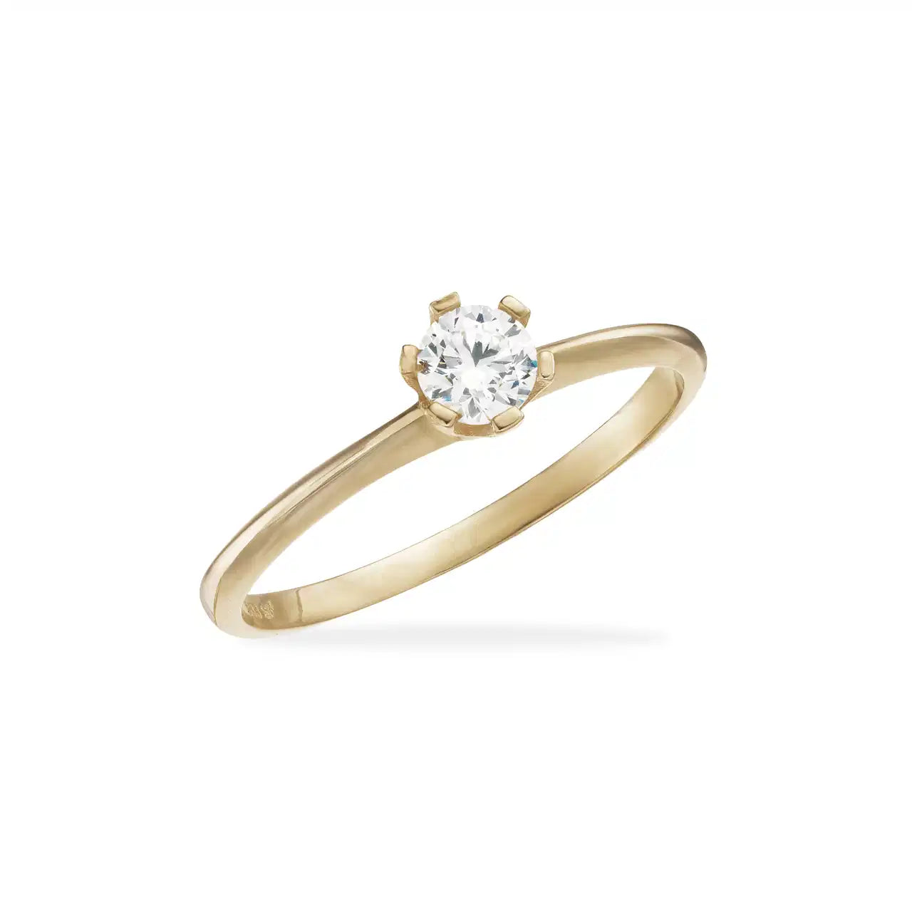 RING CUBIC ZIR. 8 KT.