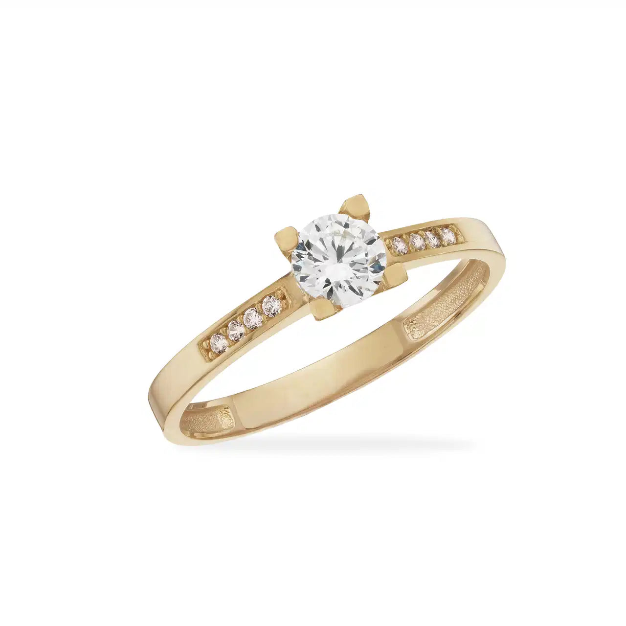 RING CUBIC ZIR. 8 KT.