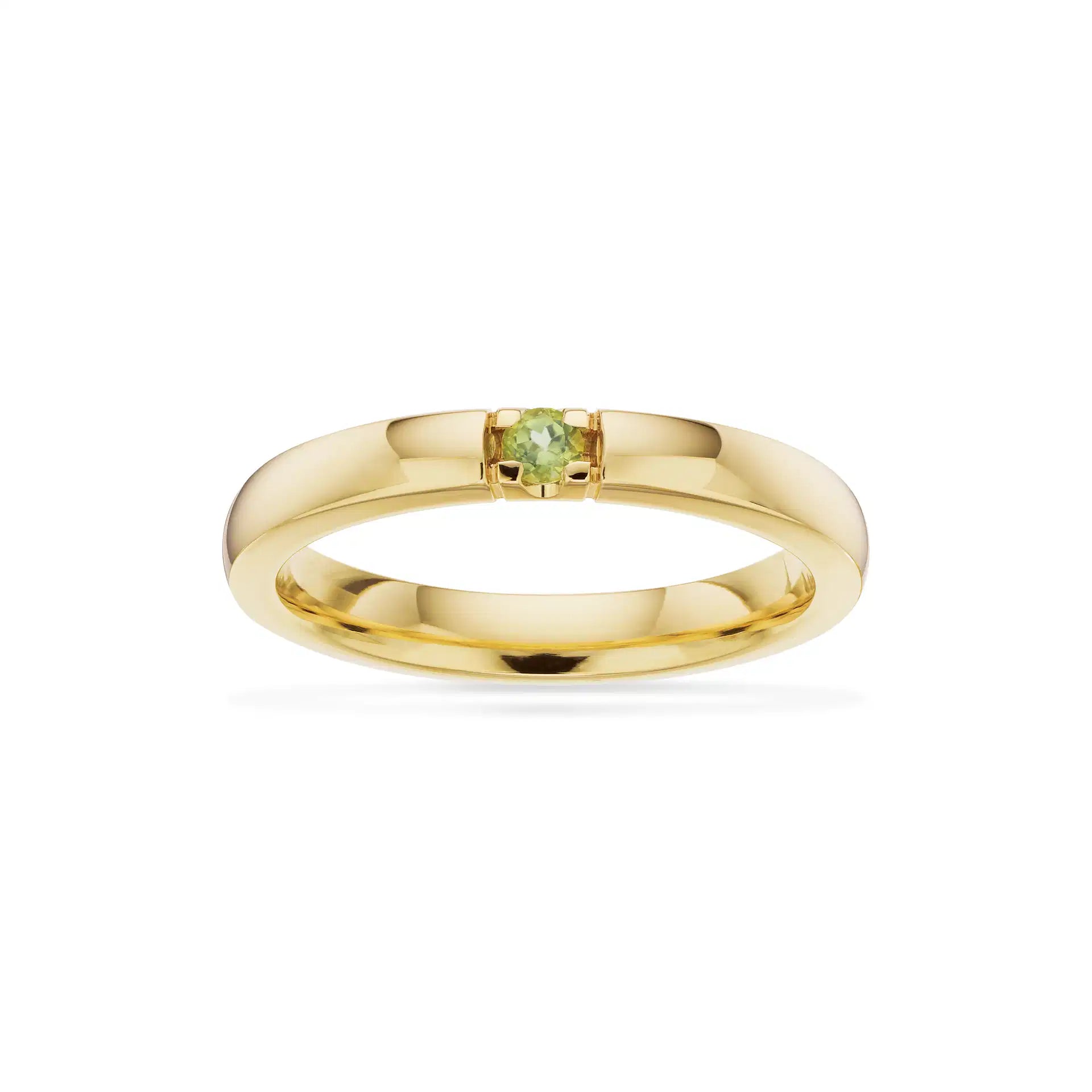 GRACE RING 14 KT. RD. 1X0,07 PERIDOT