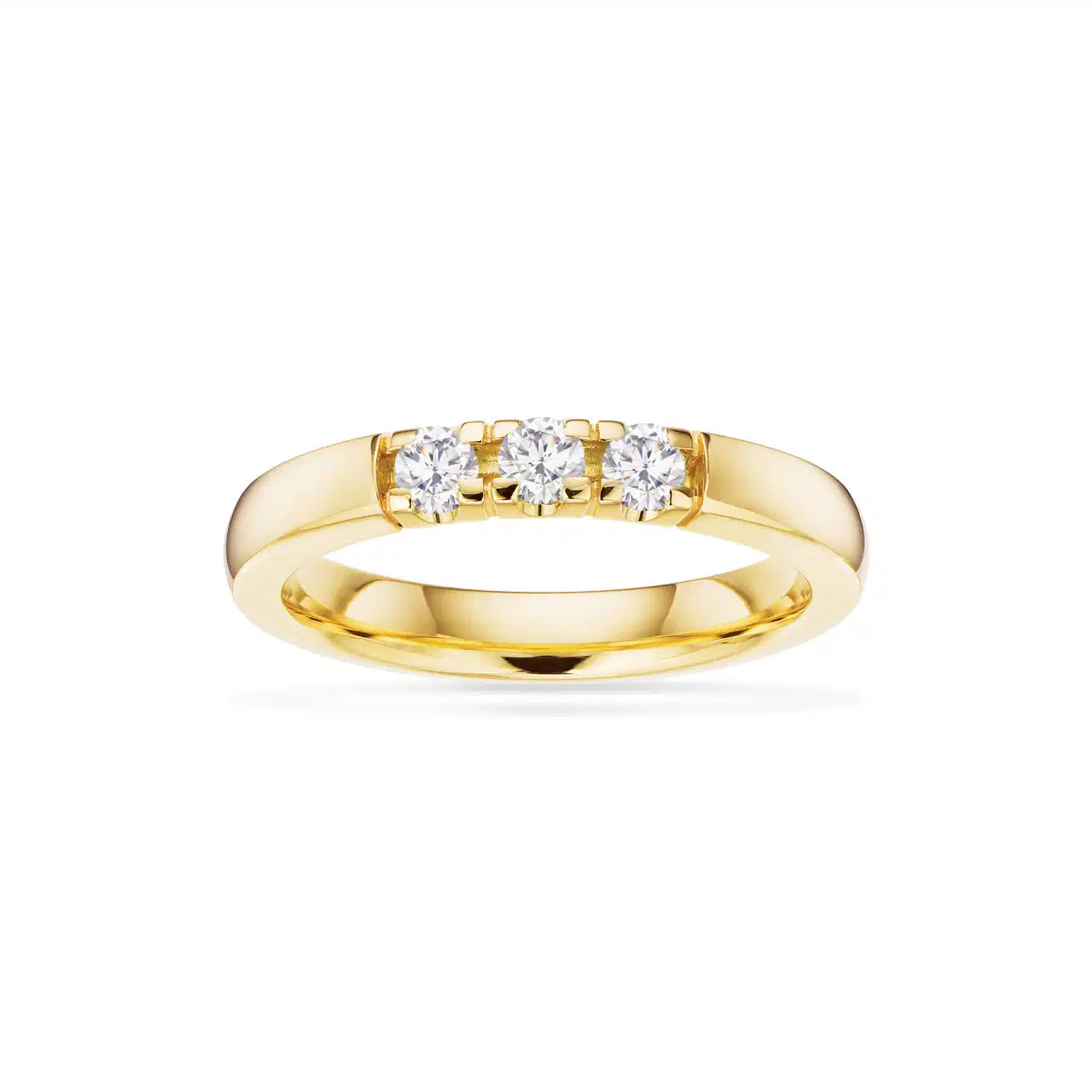 GRACE RING 14 KT.RD 3X0,07 H-W/SI