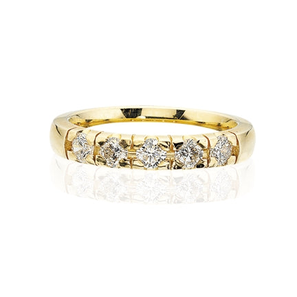 Scrouples 14 Karat Guld Ring med Diamanter 0,35 Carat W/SI