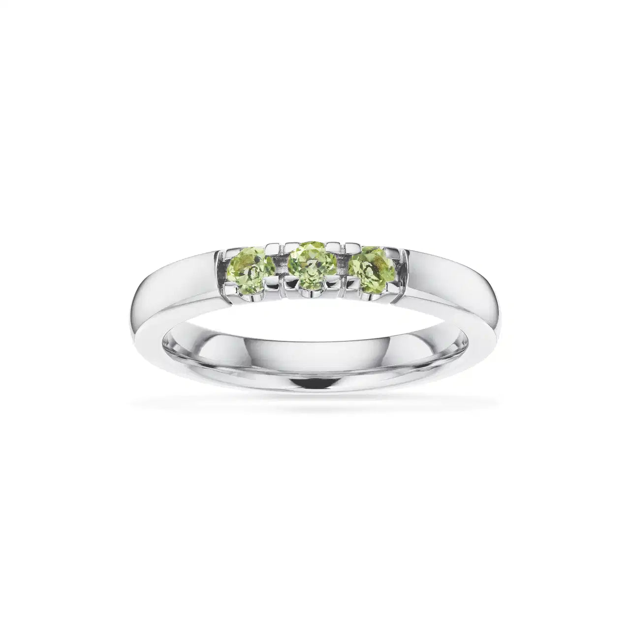 GRACE RING 14 KT. HV. 3X0,07 PERIDOT