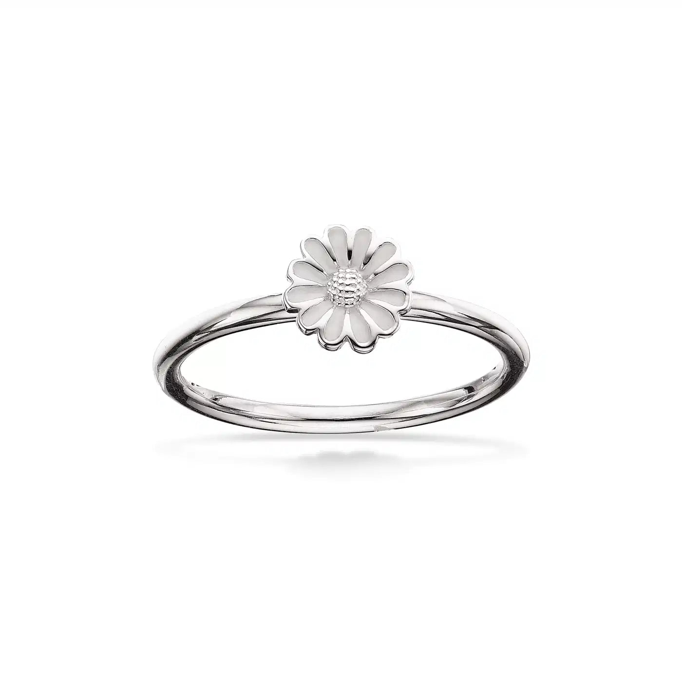 RING MARGUERIT LILLE 7,5 MM. SØLV HVID