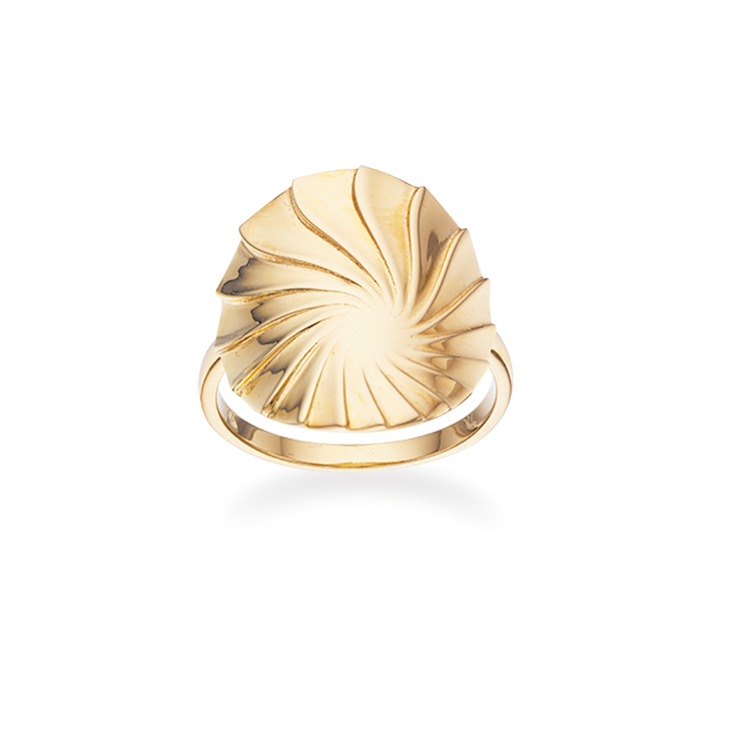 RING PLISSÉ SØLV FG.