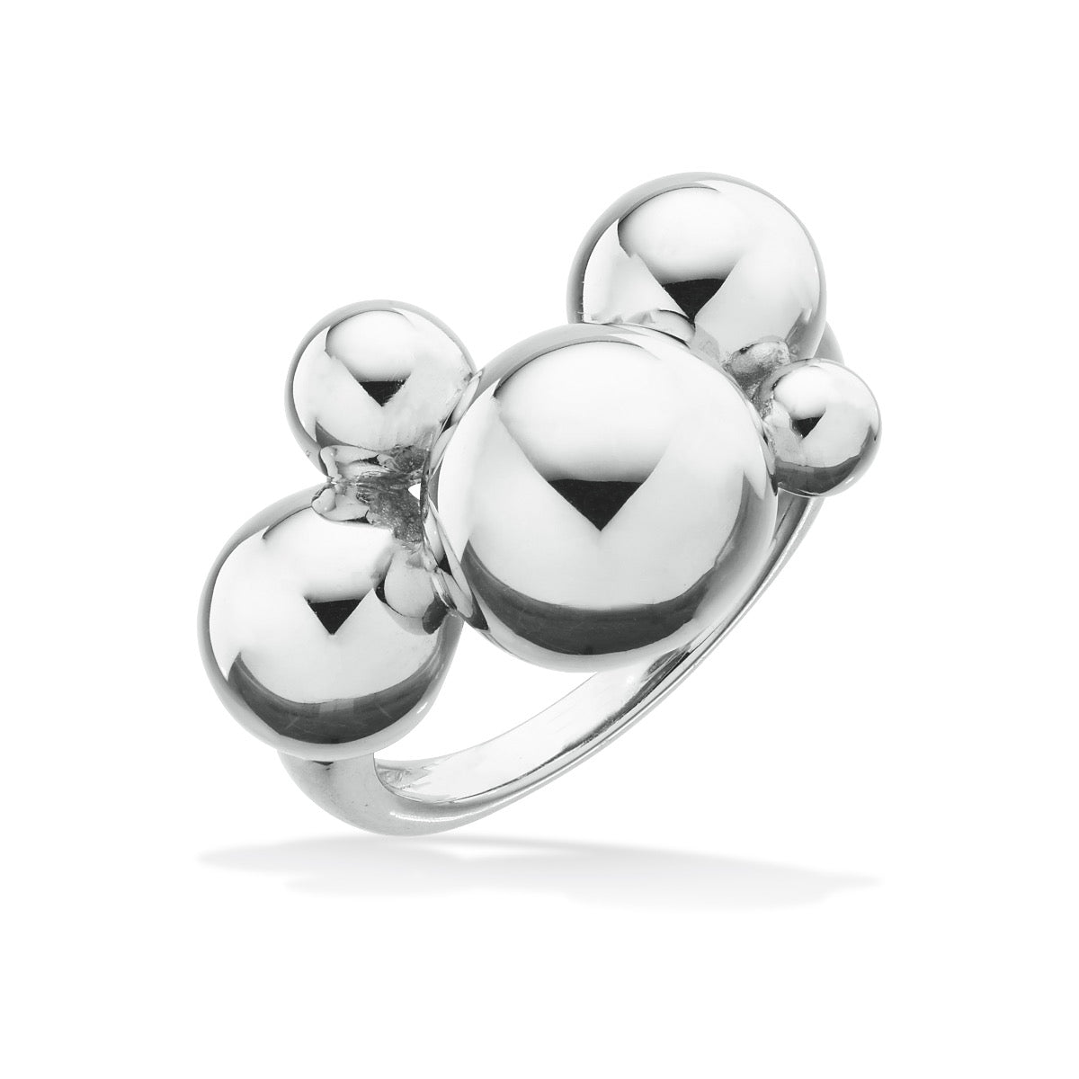 RING KUGLER SØLV PT.