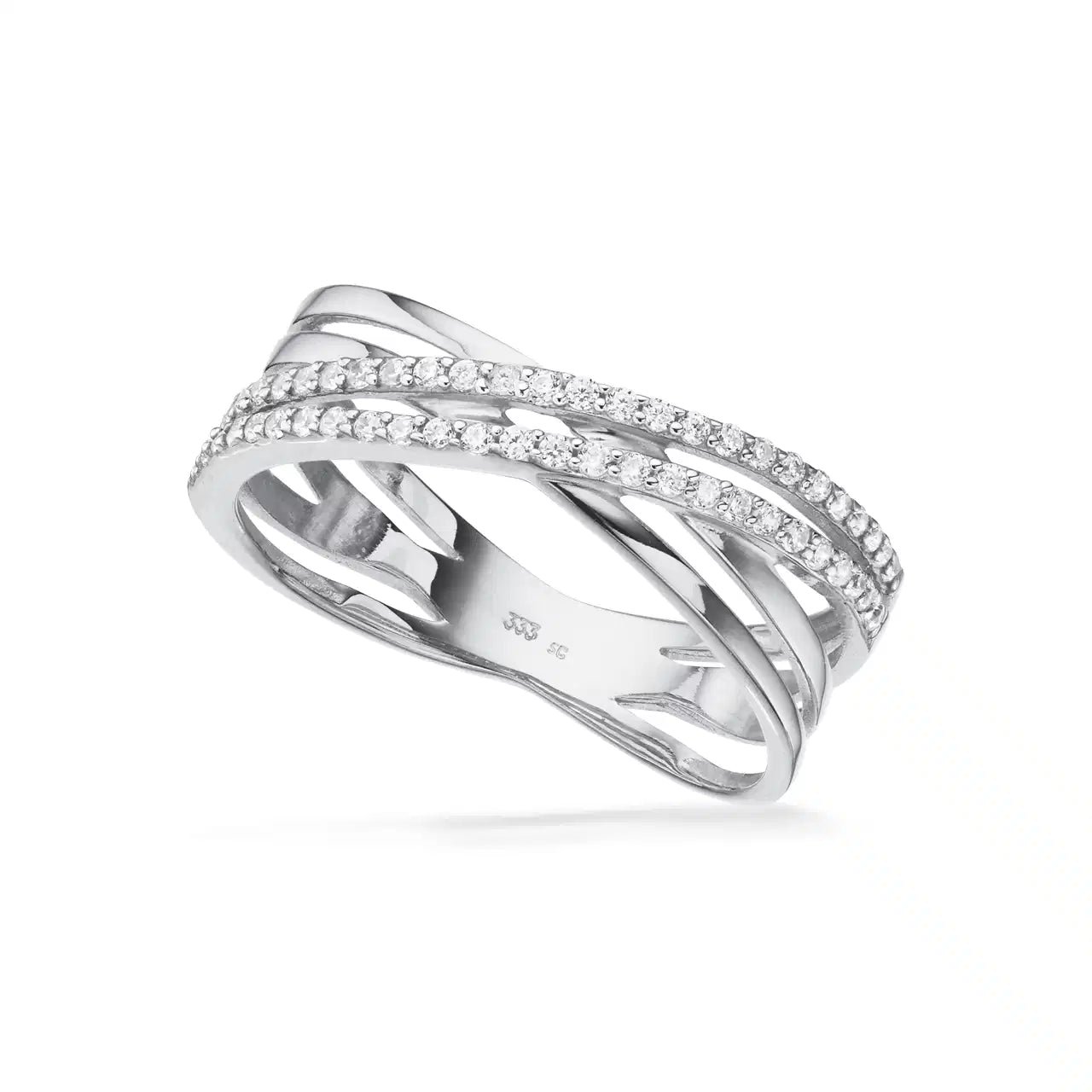 SOHO RING CUBIC ZIR. SØLV RH.