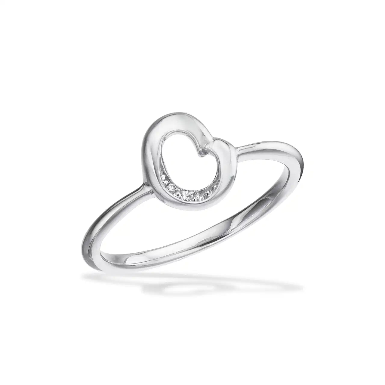 RING CUBIC ZIR. SØLV RH.