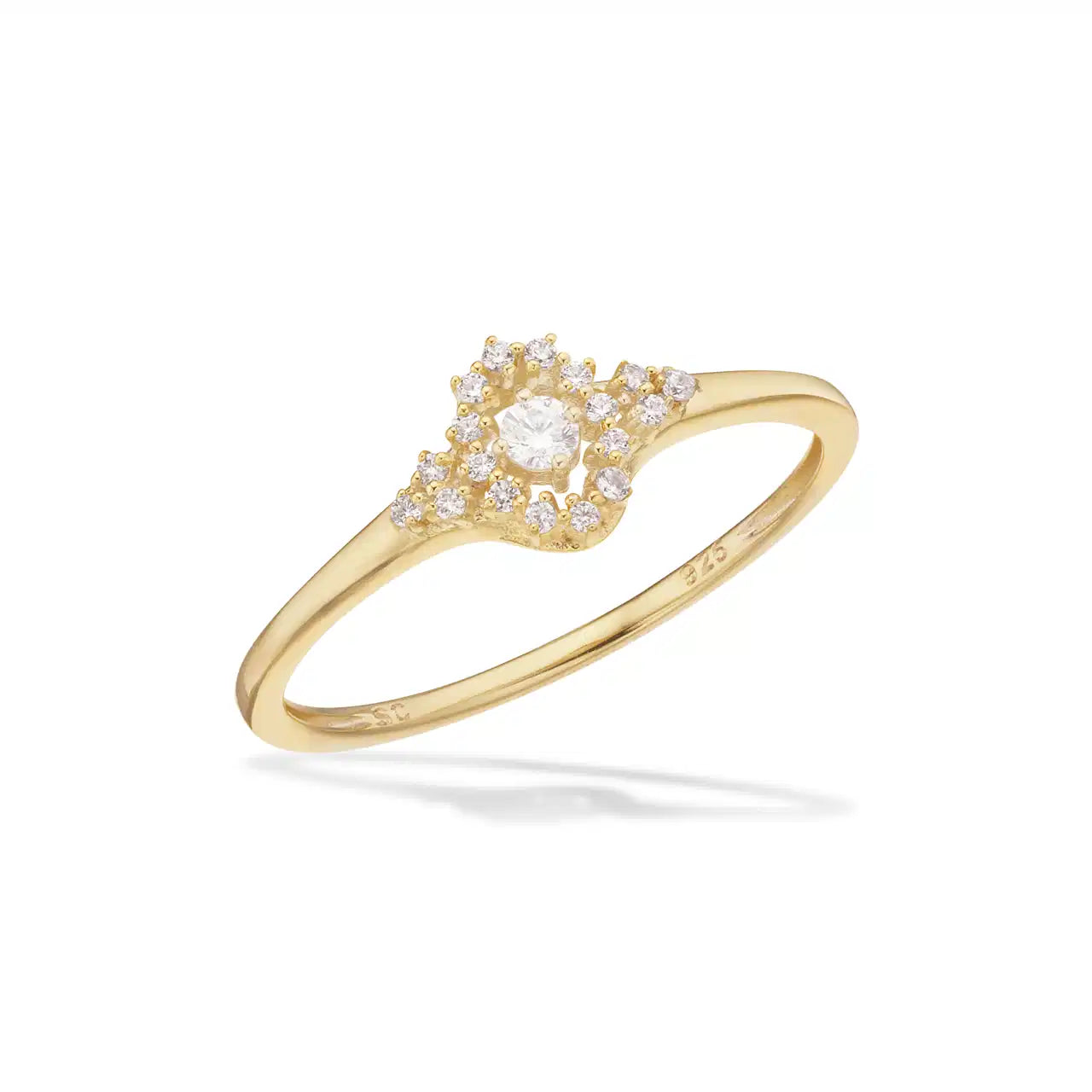RING CUBIC ZIR. SØLV FG.