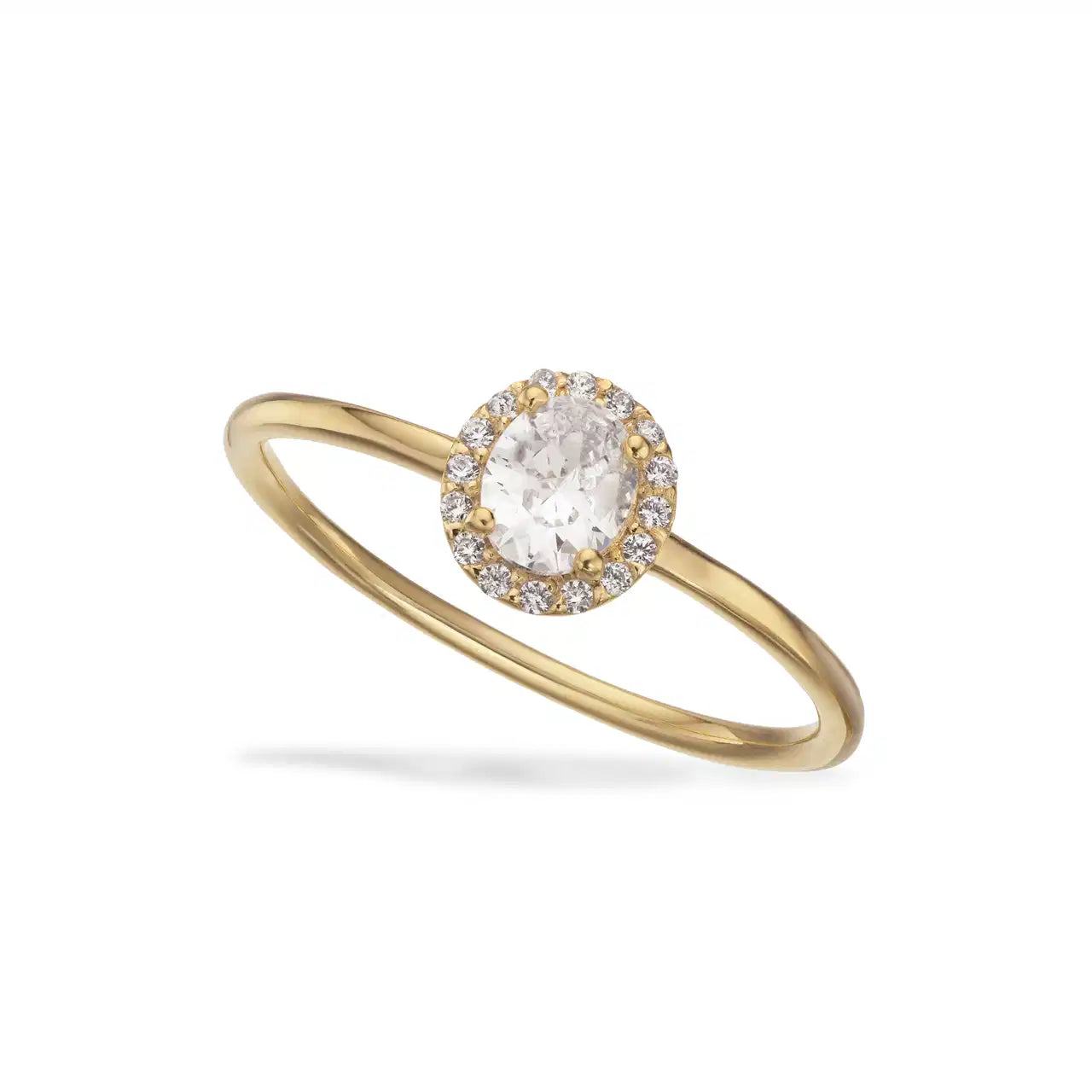 SOHO RING ROSET CUBIC ZIR. SØLV FG.