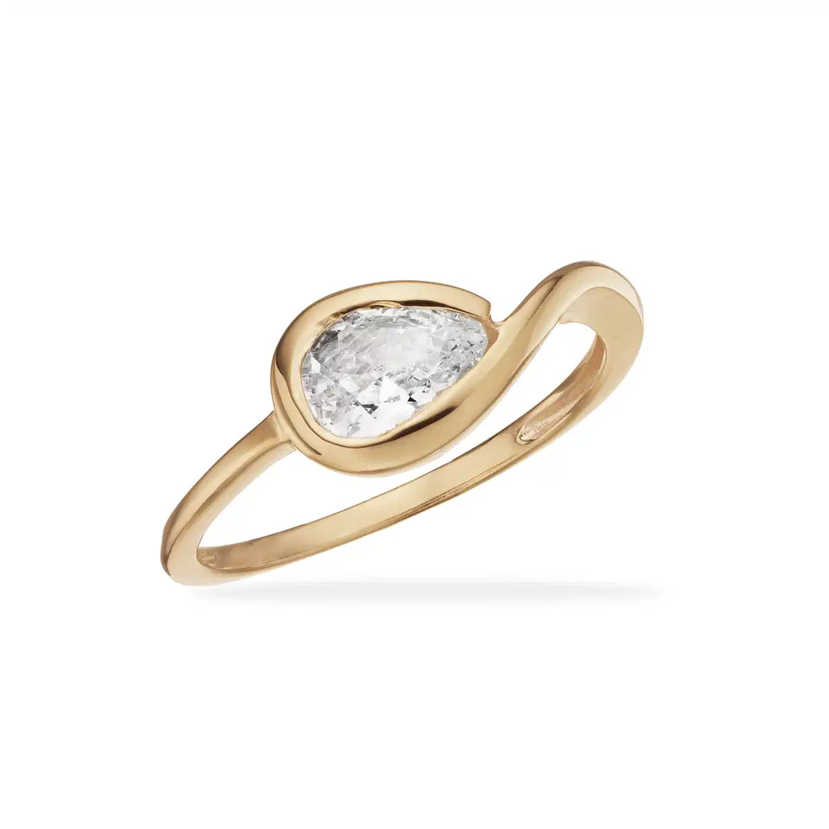 RING CUBIC ZIR. SØLV FG.