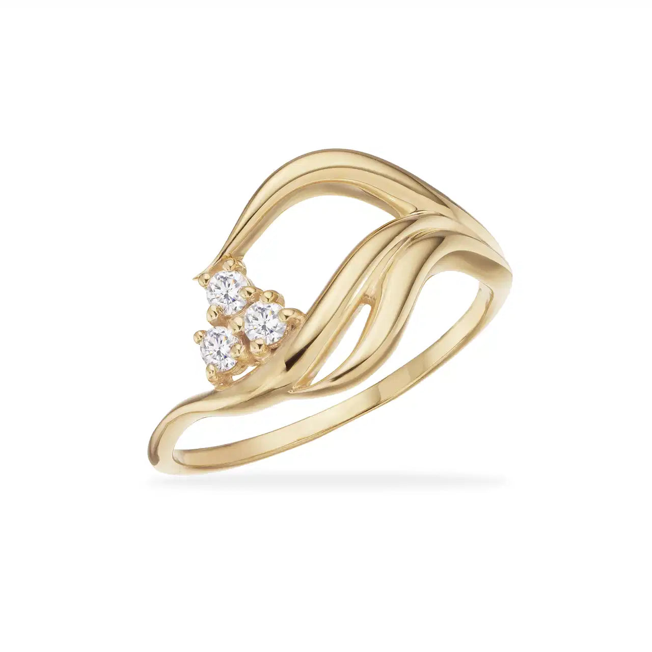 RING CUBIC ZIR. SØLV FG.