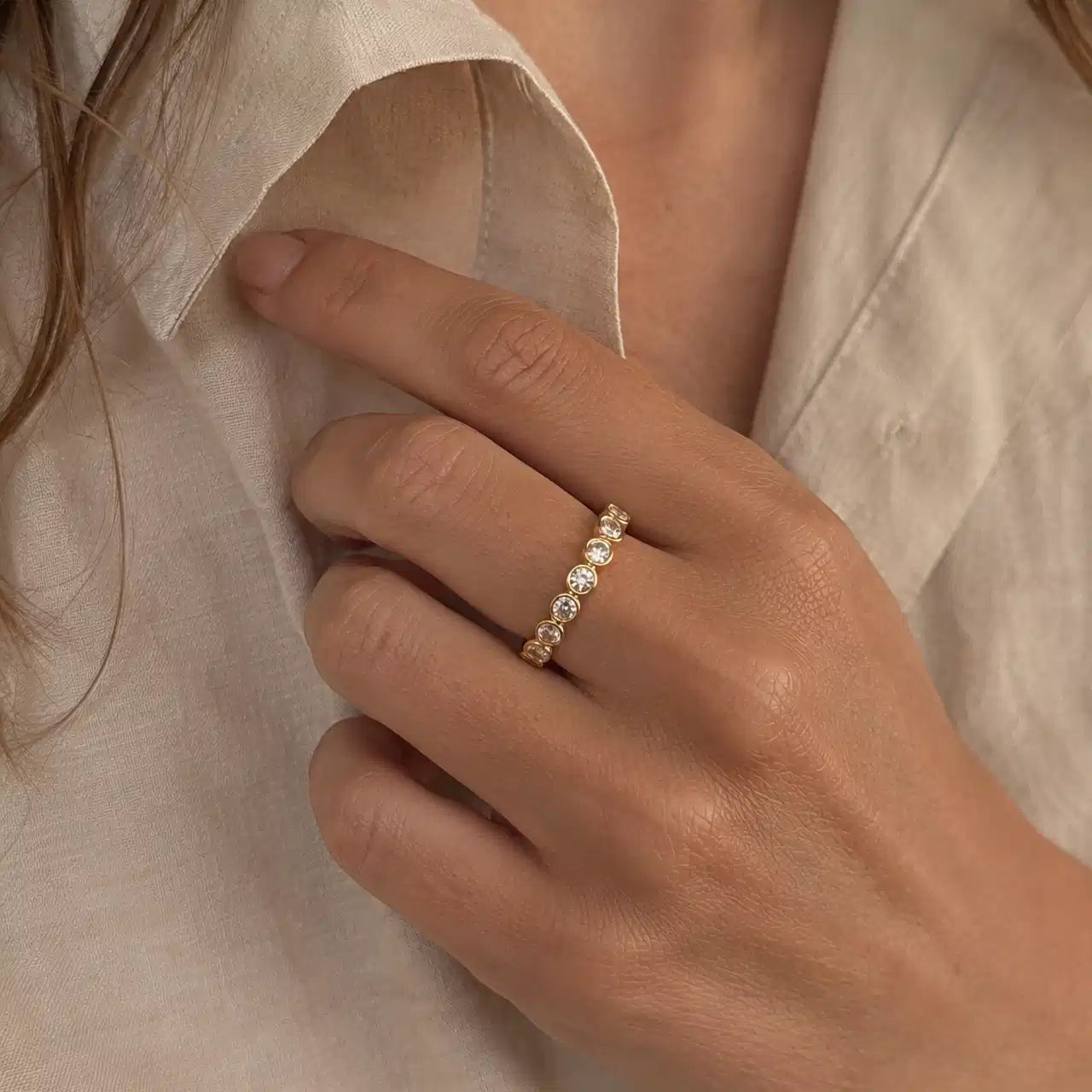 SOHO RING CUBIC ZIR. SØLV FG.