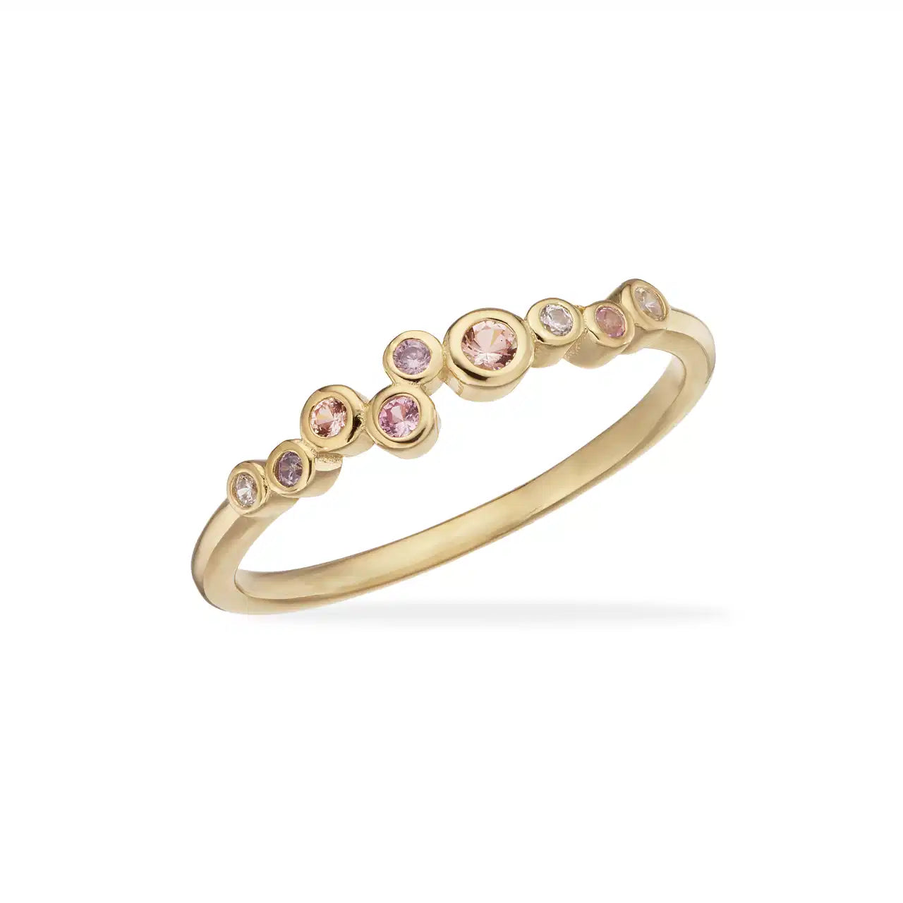 SOHO RING MULTICOLOR CUBIC ZIR. SØLV FG.