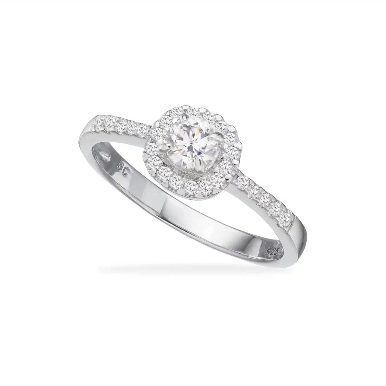 SOHO RING CUBIC ZIR. SØLV RH.