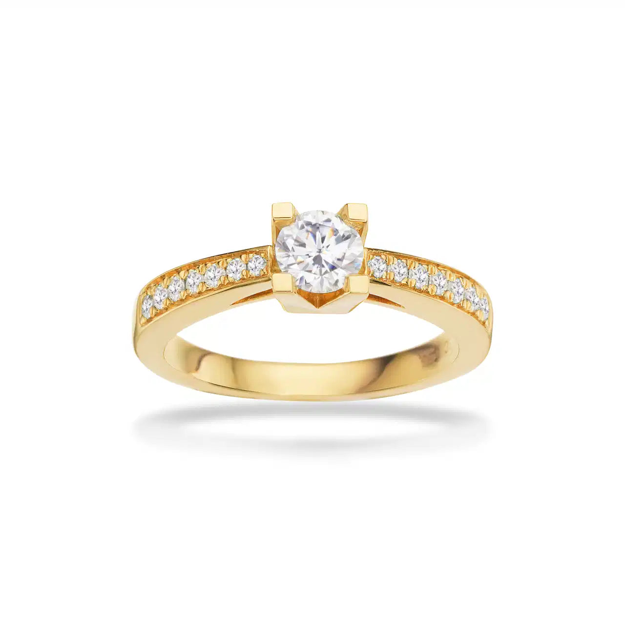 KLEOPATRA QUEEN RING 0,53 W/SI 14 KT