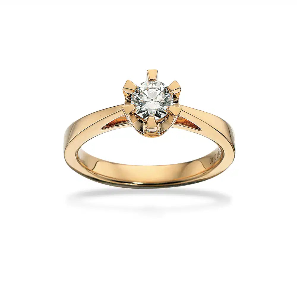 14KT RING PRINSESSE 0,40 W.VVS