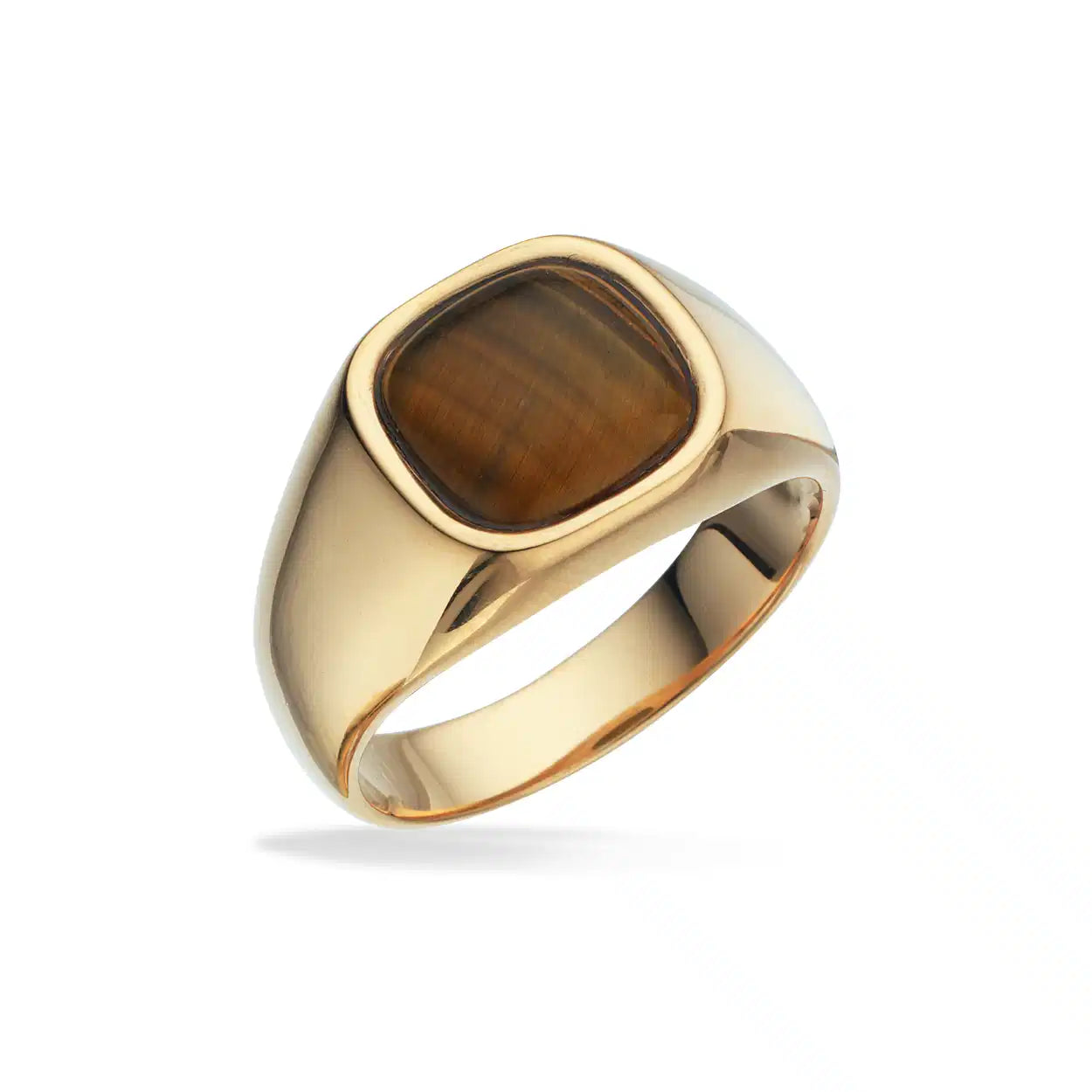 HERRERING SIGNET TIGERØJE SØLV FG.