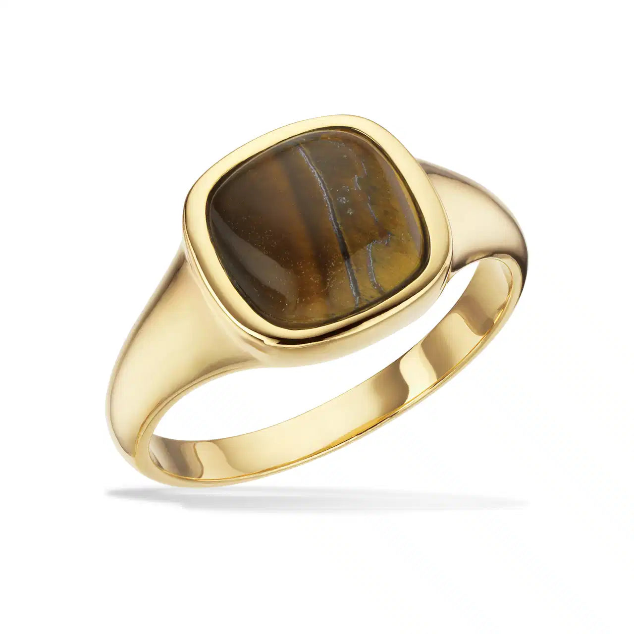 HERRERING SIGNET TIGERØJE SØLV FG.